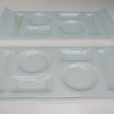 Plats de présentation en verre