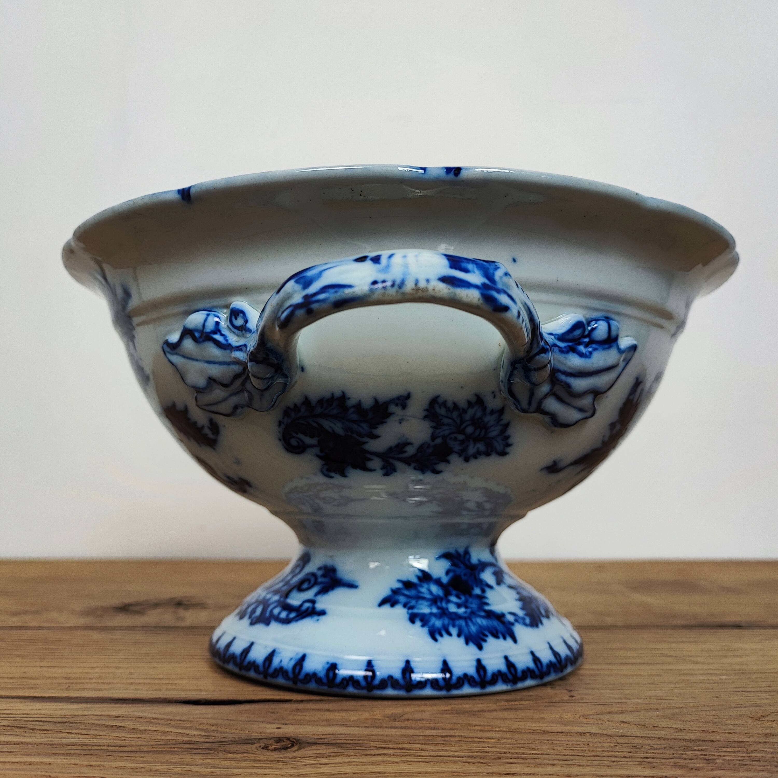 Iron earth compote bowl