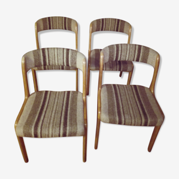 Four Baumann chairs 1970