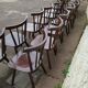 Lot de 20 chaises de bistrot bois - vintage
