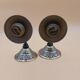 Pair of brass wall lights