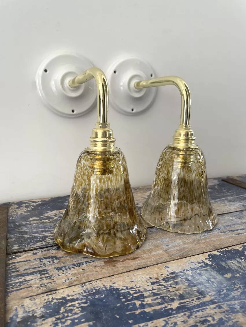Pair of vintage wall lights