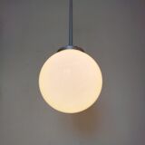 Pair suspensions ball opaline art deco