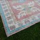 Vintage Turkish Oushak rug with soft color hand knotted rug 170 x 216 cm