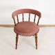 Old velvet armchair, toad style, from the 1950s