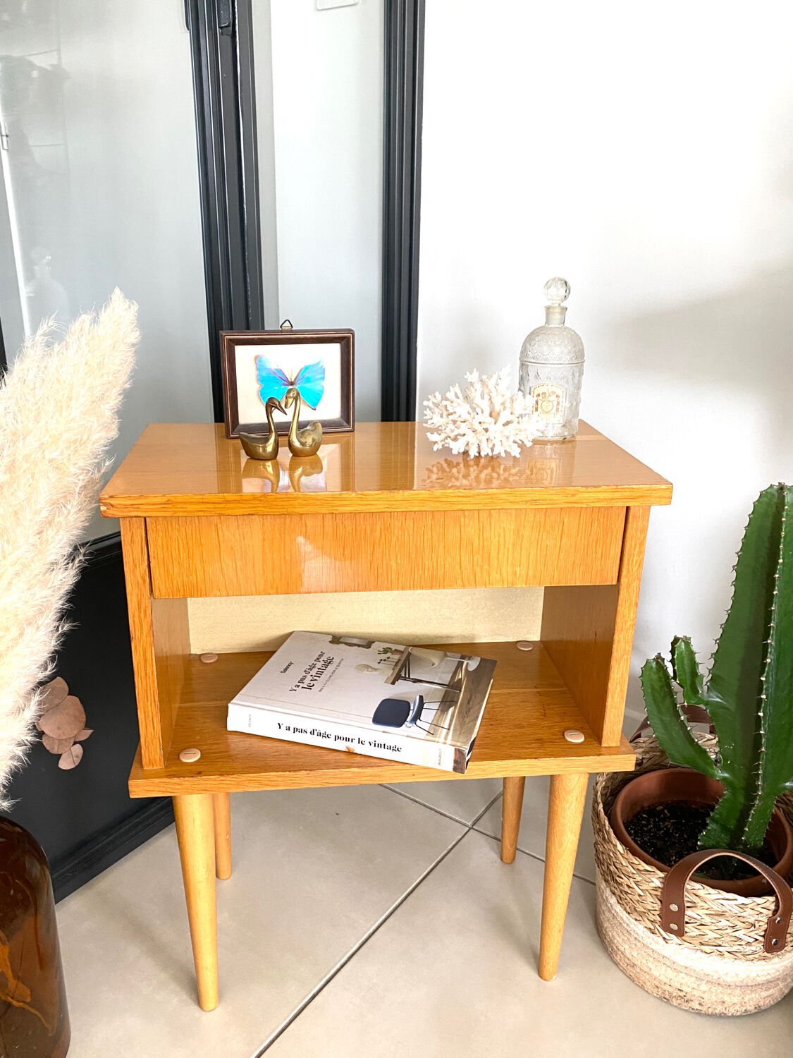 Table de chevet vintage