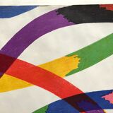 Dorazio piero (1927-2005) olympische spiele münchen, 1972. original poster