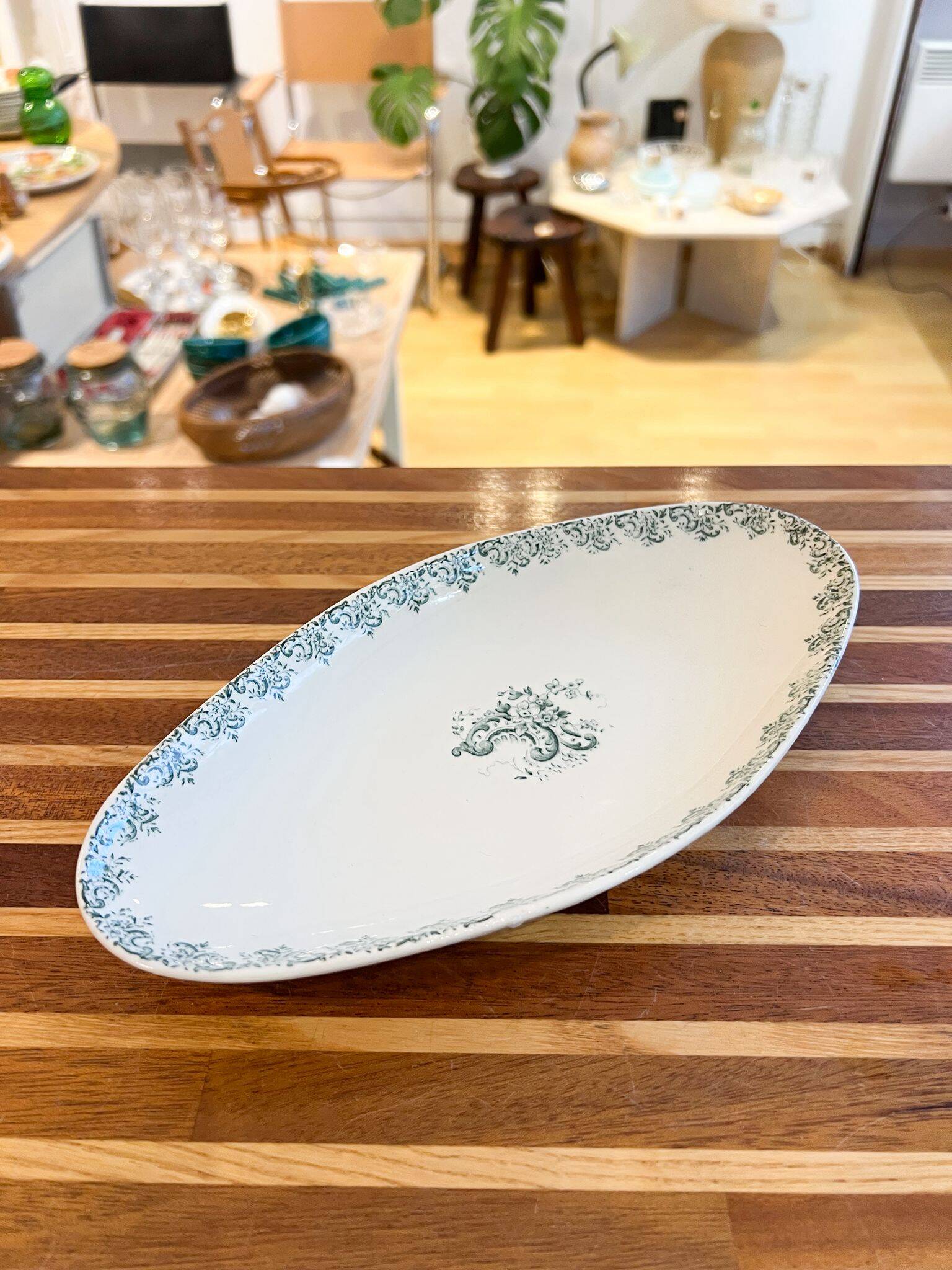 Old Ravier Iron Earth - Gien Earthenware Factory