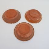 Set of 5 ceramic bowls with character motifs from Romania