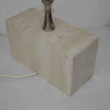 Philippe Barbier Travertin 70's design lamp