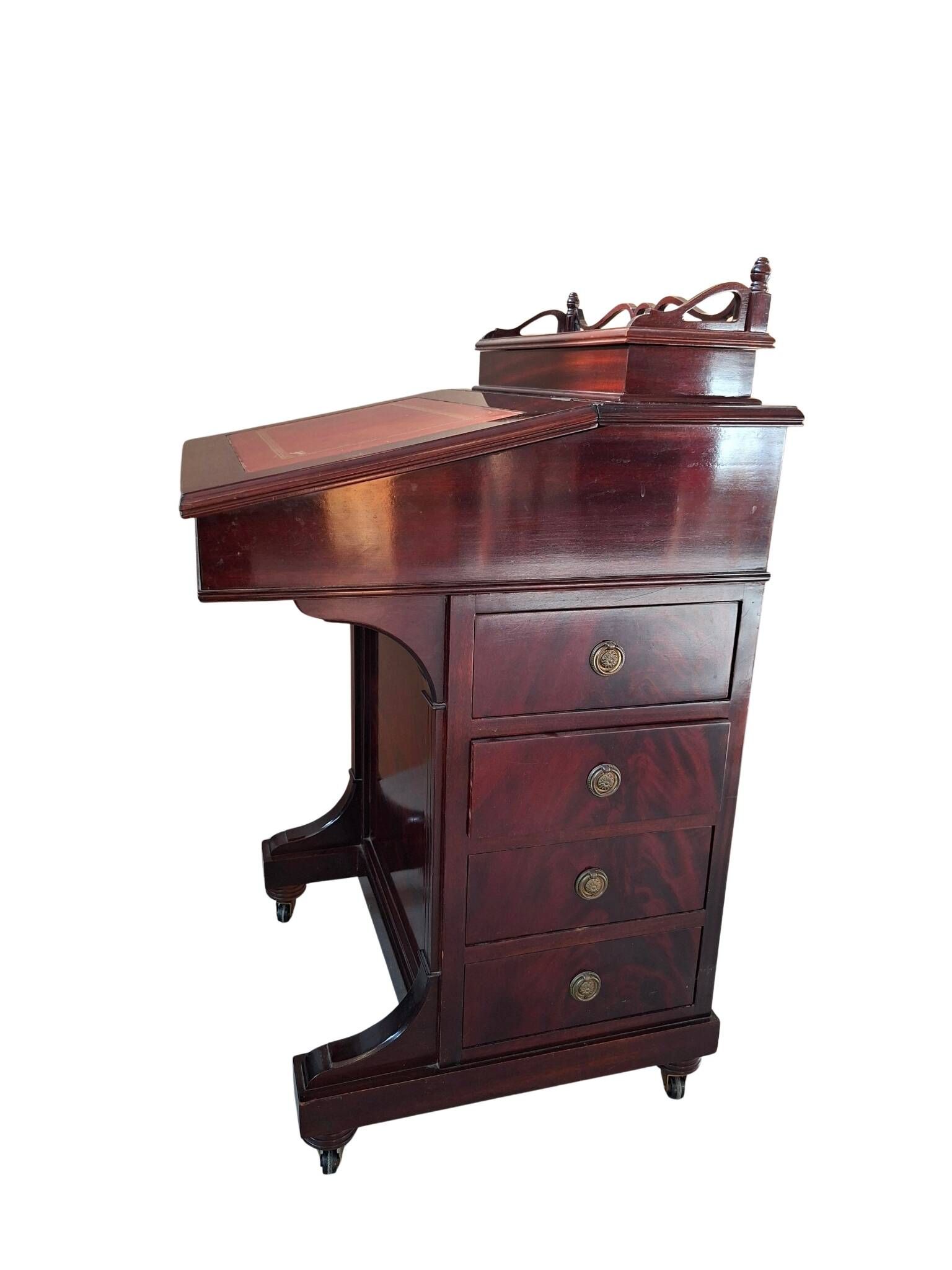 Elegante Scrittoio "Davenport" in Mogano