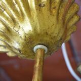 Wheat ear golden chandelier 5 branches.