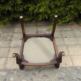 19th century armchair with crosses
