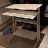 Office like new with wheels, with 3 levels, adjustable in height
