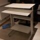Office like new with wheels, with 3 levels, adjustable in height