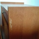 Pair of nightstands Scandinavian feet compass