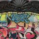 Street art noire chair