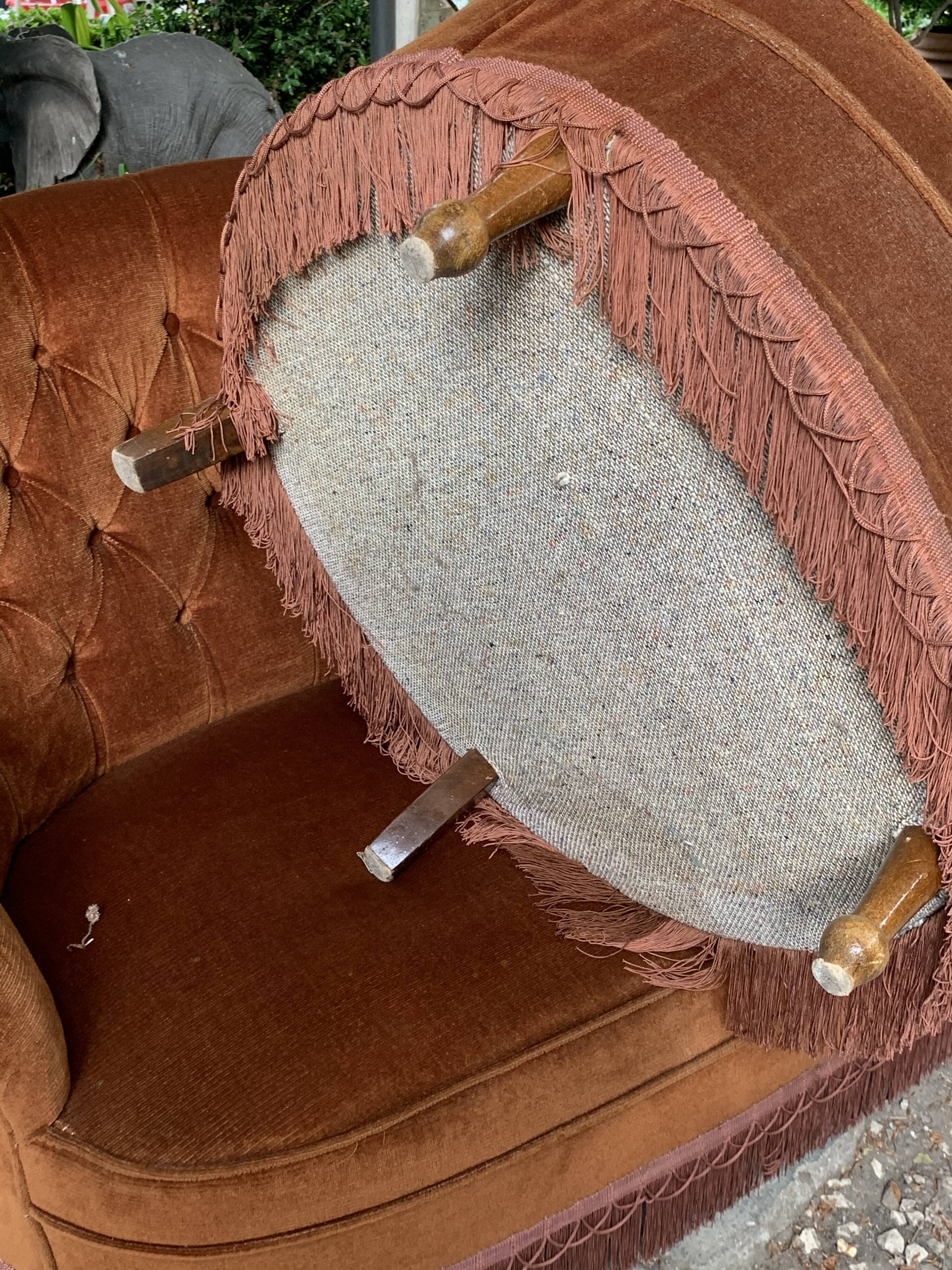 Sofa and chair toad velvet padded velvet