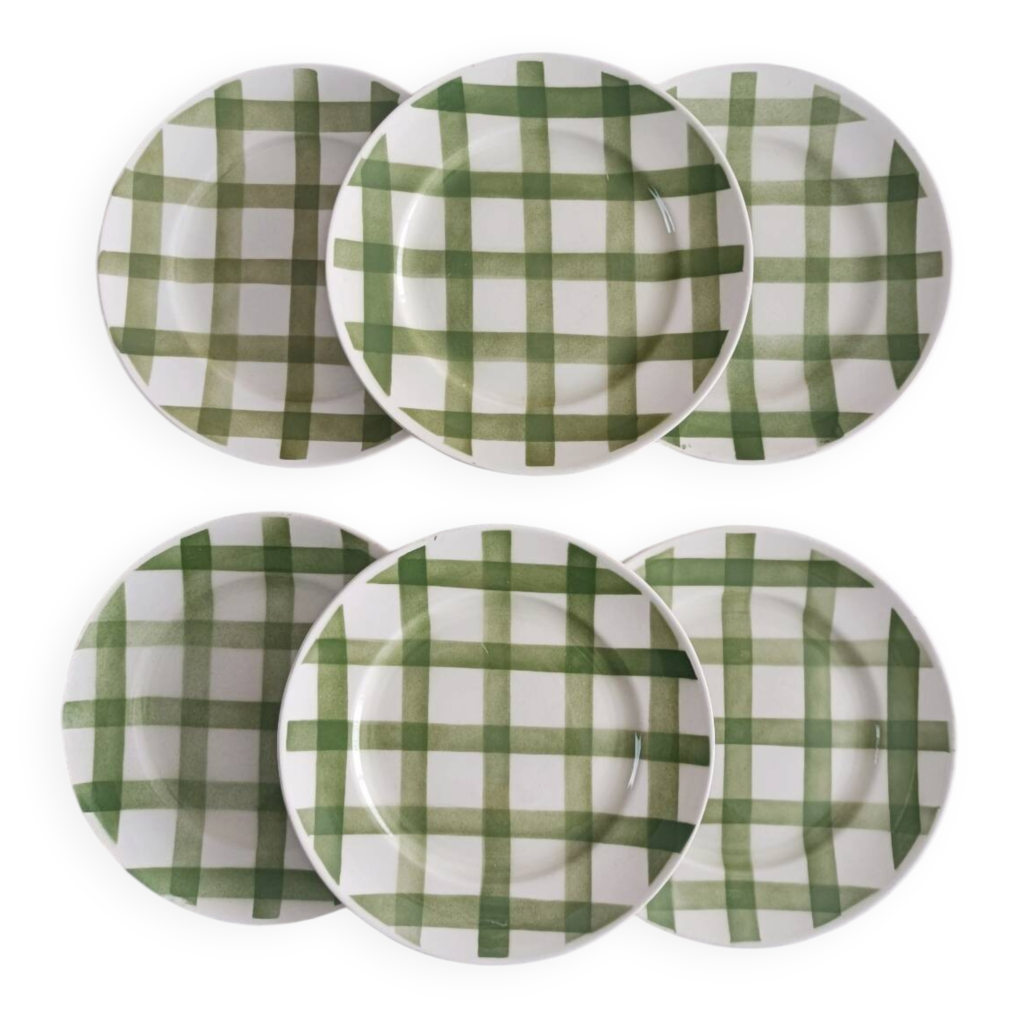 Set of 6 deep plates Moulin des Loups, Tablecloth