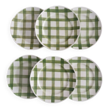 Set of 6 deep plates Moulin des Loups, Tablecloth
