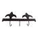 Antique French Provincial Wrought Iron Coat or Hat Rack with Fleur-de-Lis