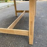 Renovated Scandinavian dining table in oak 145-200cm