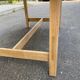 Table à manger scandinave rénovée en chêne 145-200cm