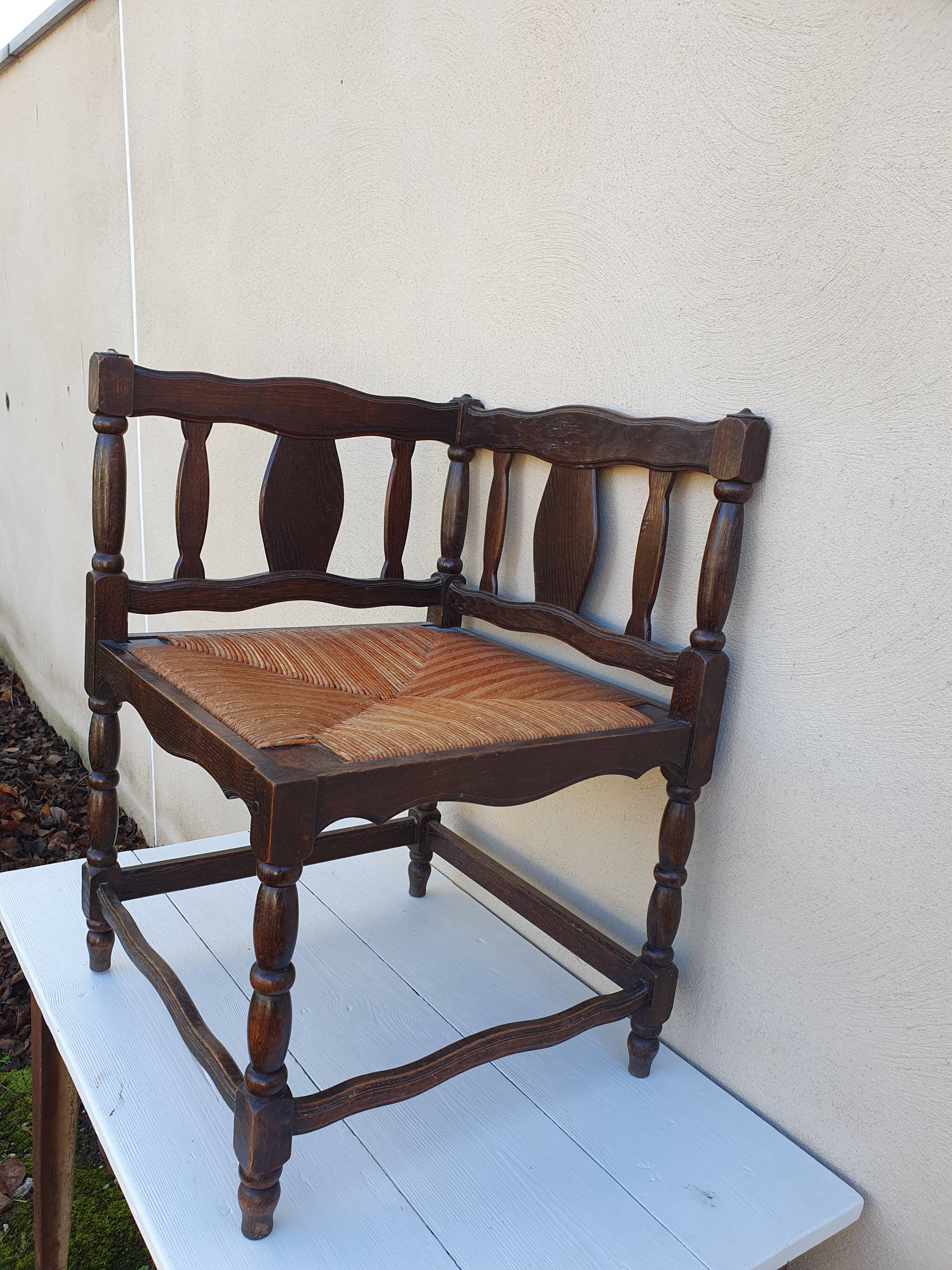 Vintage fireside armchair