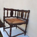 Vintage fireside armchair