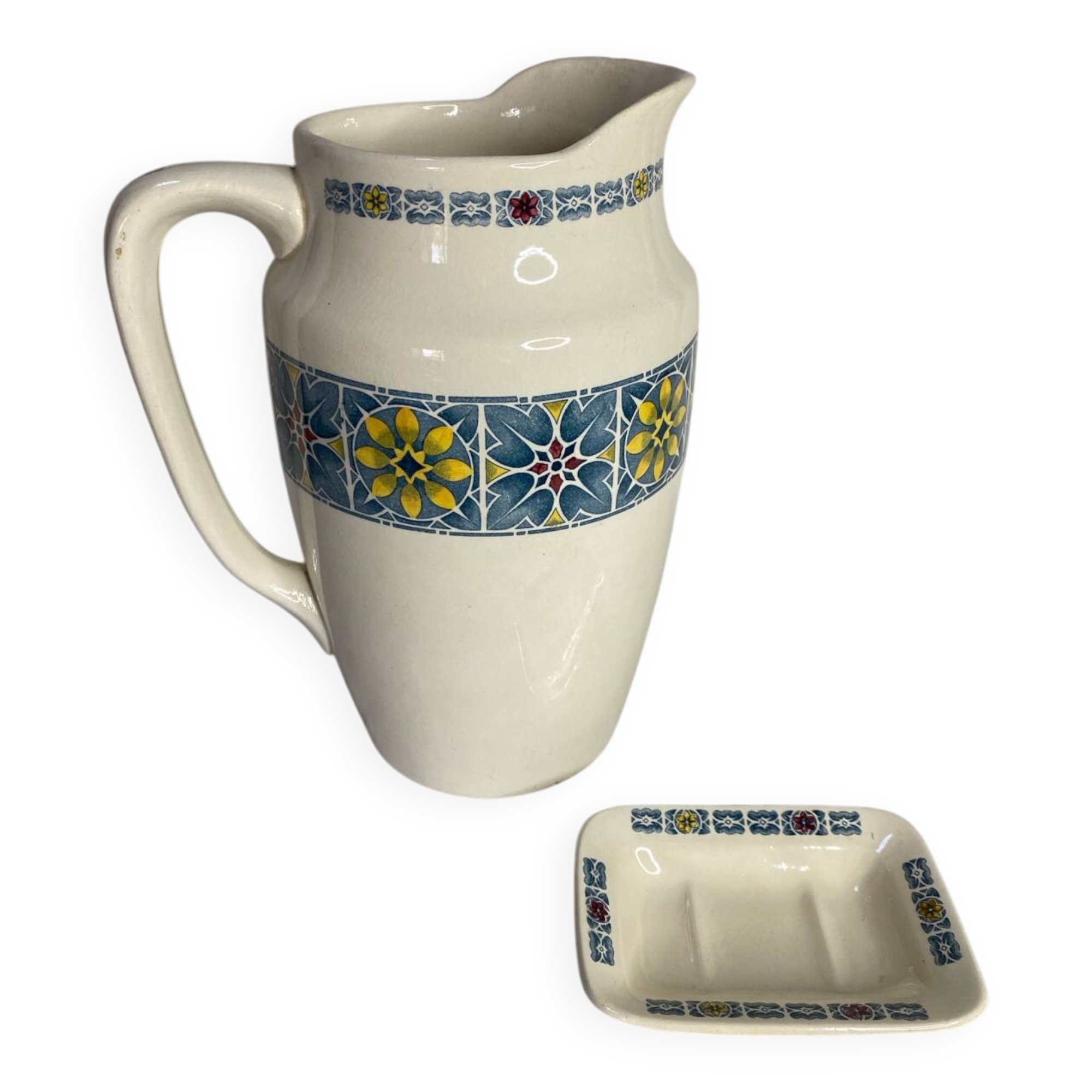 Antique toilet set - René Longchamp