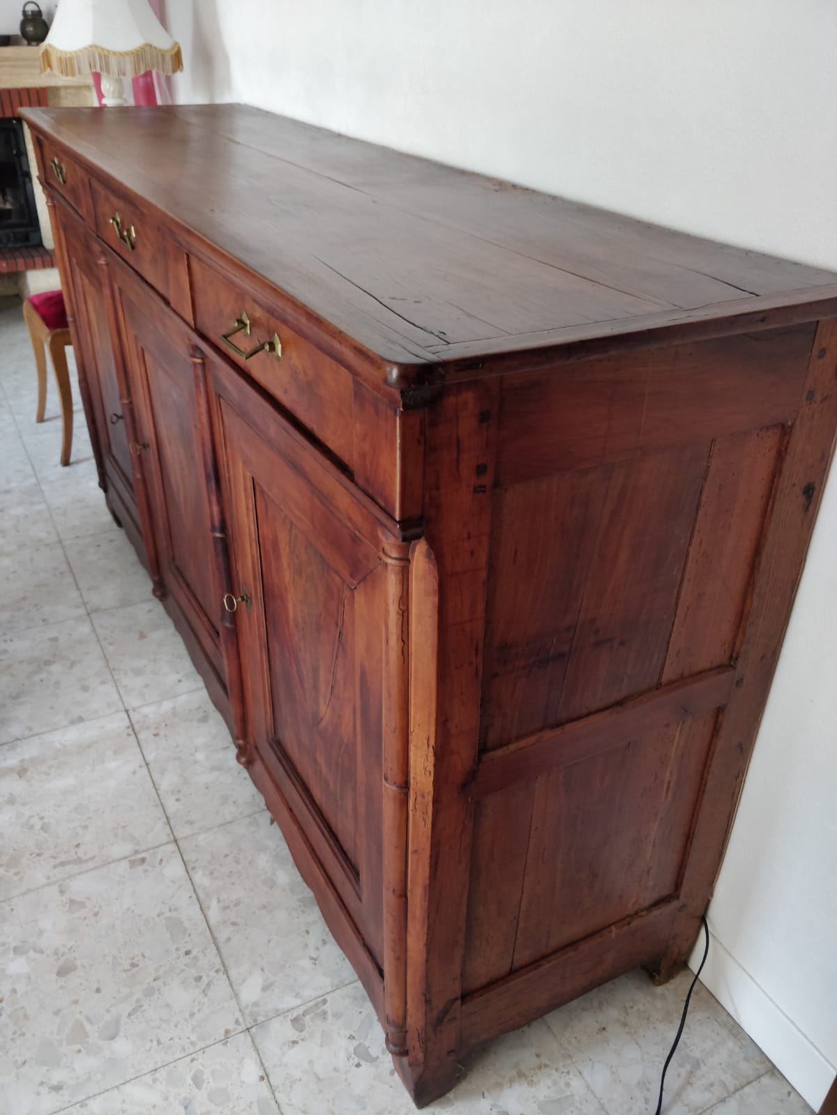 Directoire cherry sideboard