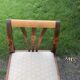 Bench, end of sofa, two-tone wooden end of bed. Old