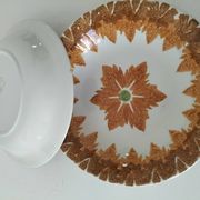 Set of 6 Vintage Italian Ironstone Plates S. Giovanni Valdarno
