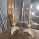 Pair of antique candlesticks
