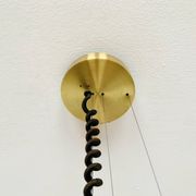 1 of 3 Adjustable Orion Glass Pendant Lamps from Staff