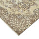Turkish hand-knotted wool 1970s beige carpet 178 cm x 275 cm