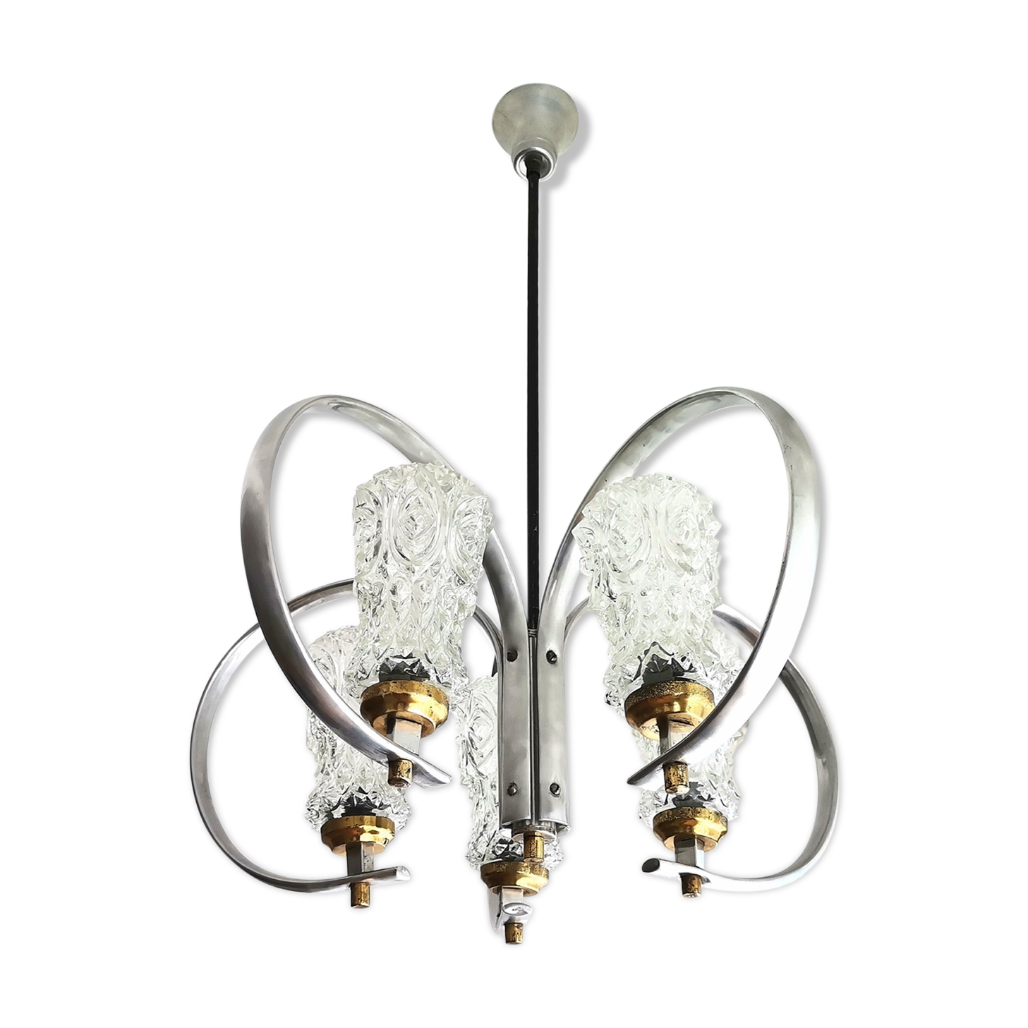 Vintage Space Age Sputnik chandelier ceiling lamp