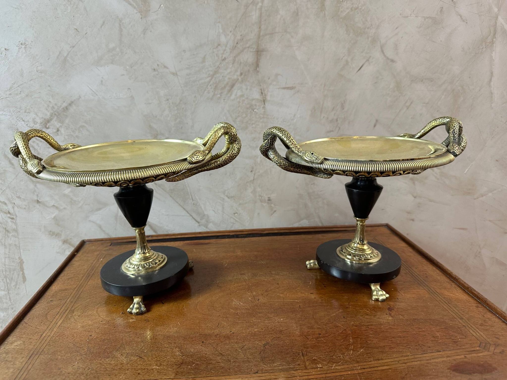 Pair of pharmacy casseroles