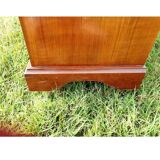 Mahogany and marble chest of drawers or chiffonier