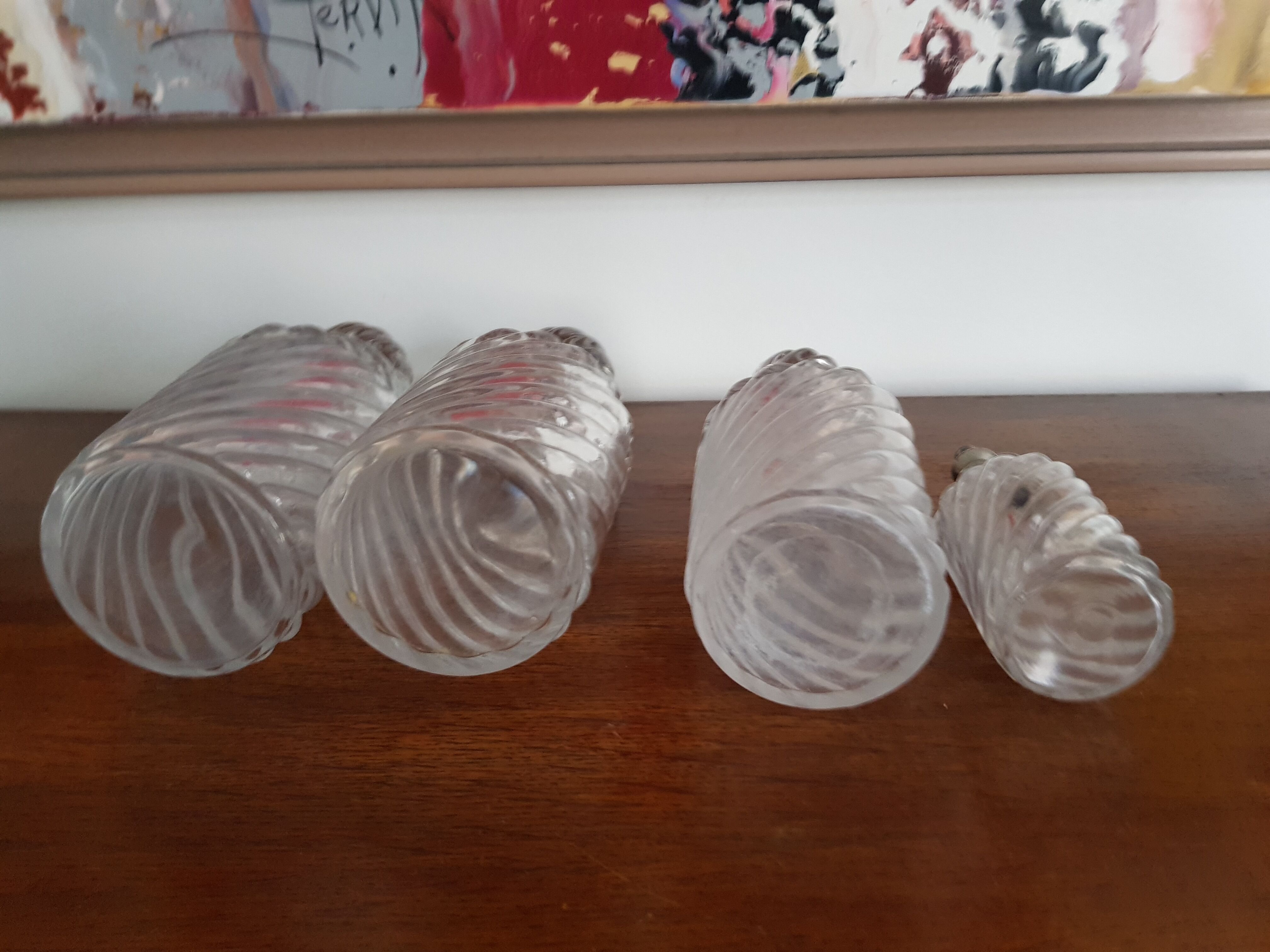 Série de 4 flacons de parfum