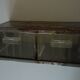 Small metal drawer box, vintage 70s