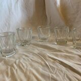 Lot of 5 crystal glasses to digestives