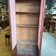 Ancienne Armoire parisienne vitrée en bois