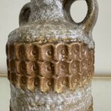 German ceramic vase with handles from the 60s