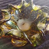 Murano bubble glass catchall