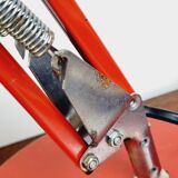 Red industrial lamp