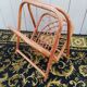 Vintage rattan magazine door, Czech