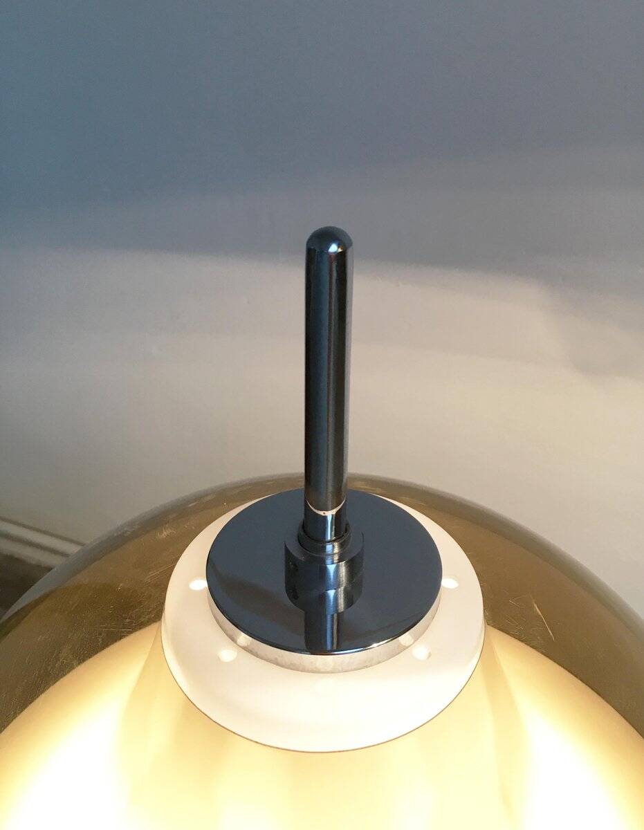 Floor lamp in metal and plastic by Gino Sarfatti for Gepo, 1970s.