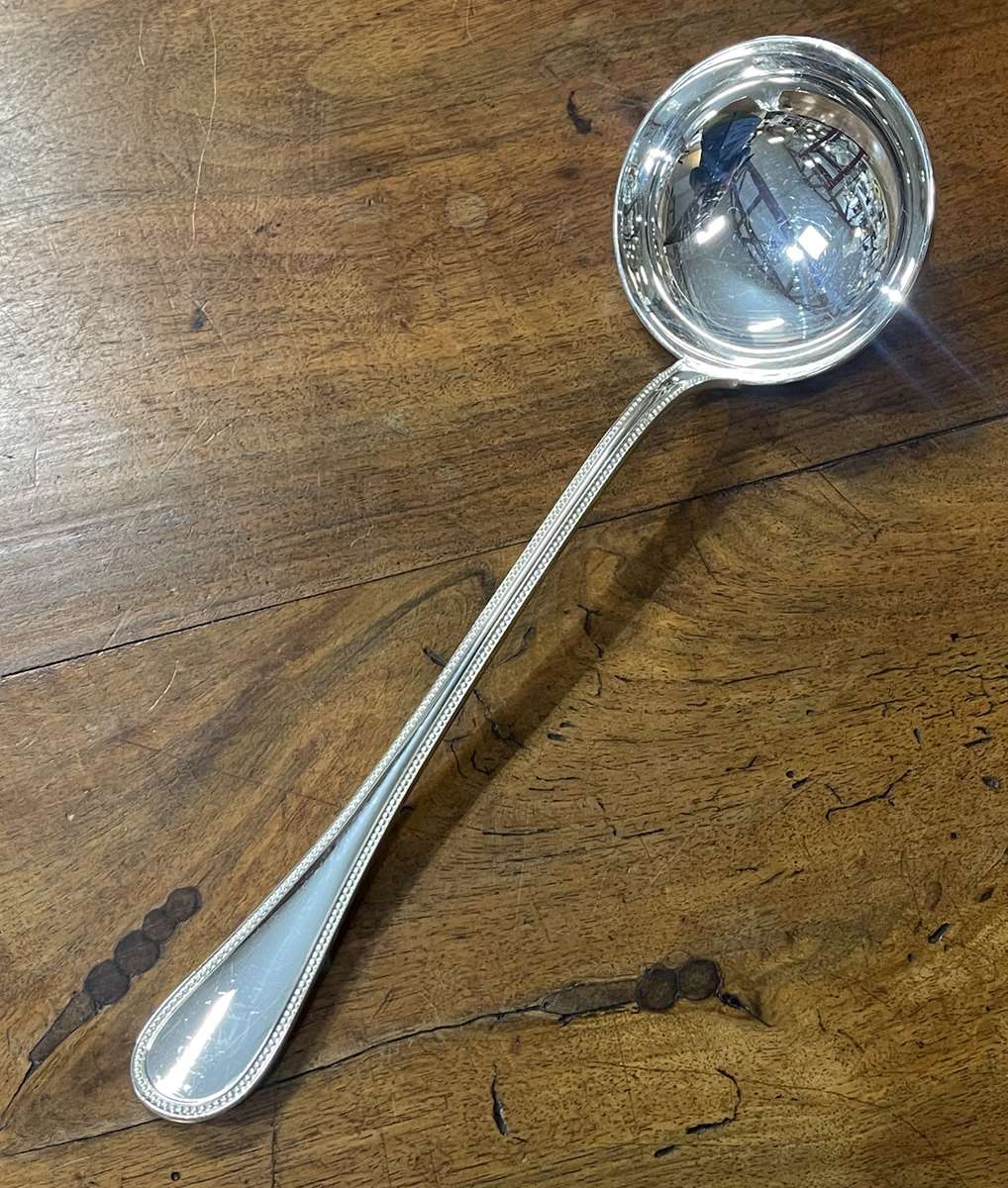 Louche Christofle modèle perle en métal argenté