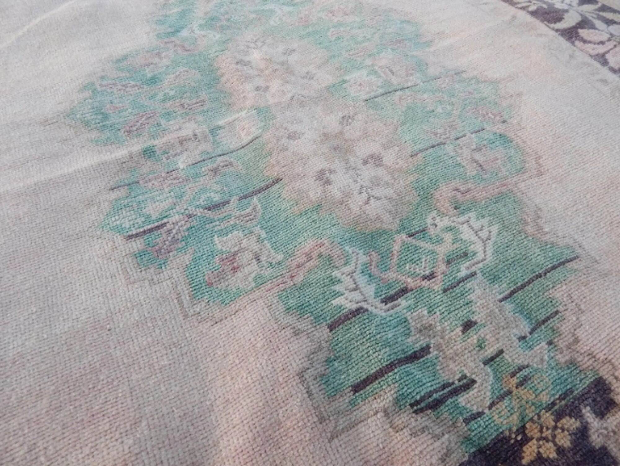 Vintage Turkish hallway rug 155x360 cm